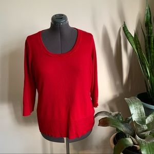 George red sweater size 1X